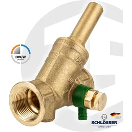 Schlösser Armaturen Js Rückflussverhinderer Gold