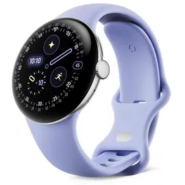 Google Pixel Watch 4 41 mm Aluminiumgehäuse Matte Black/Sportarmband Iris