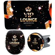 Sanilo Bad-Accessoire-Set »VIP-Lounge«, 3-teilig - schwarz