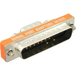 INLINE AT-Adapter, 9pol Sub D St an 25pol Sub D St, kurz