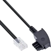 InLine TAE-F Kabel für DSL-Router, TAE-F Stecker an RJ45 8P2C, 25m