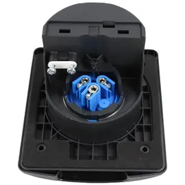 ABL CEE Aussensteckdose Einbausteckdose schwarz