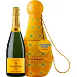 Champagner Veuve Clicquot - Brut Carte Jaune in der Kühlbox- Limited Edition Yinka Ilori