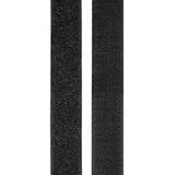 TOOLCRAFT KL25X2000C Klettband zum Aufkleben Haft- und Flauschteil (L x B) 2000 mm x 25 mm Schwarz 1 Paar