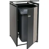 MCW Mülltonnenverkleidung O67 122 x 68 x 84 cm anthrazit
