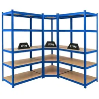 Proregal Eckregal + 2x Schwerlastregal Taurus HxBxT 180x180x60cm Fachlast