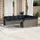 vidaXL Gartensofa-Set 10-tlg. grau Polyrattan
