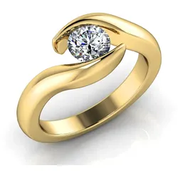Verlobungsring VR03 585er Gelbgold - 3311