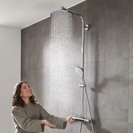 Hansgrohe Crometta S Showerpipe 240 1jet mit Thermostat chrom 27267000