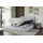altdecor Boxspringbett mit Matratze und Topper, Polsterbett mit Bettkasten, Bett mit Stauraum H3-Matratze, Doppelbett, Springboxbett - NOVA - Grau Monolith