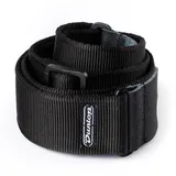 Jim Dunlop Dunlop Gitarrengurt extra lang, Gitarre Zubehör, Schwarz,