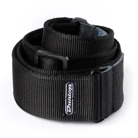 Jim Dunlop Dunlop Gitarrengurt extra lang, Gitarre Zubehör, Schwarz,