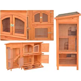 nanook shop Kleintierkäfig XL Jumbo 120 x 80 x 80 cm natur