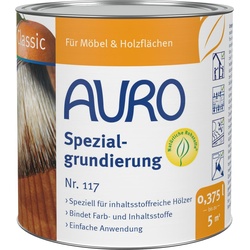 AURO, Holzschutz + Holzfarbe, Spezialgrundierung Nr. 117 (Transparent, 0.75 l)