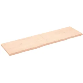vidaXL Waschtischplatte 180x50x(2-4) cm Massivholz Unbehandelt
