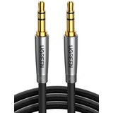 UGREEN 3,5mm Klinke auf Klinke Aux Kabel Stereo Audio Klinkenkabel für Autoradio, Kopfhörer, Galaxy A/M Serien, Redme Note Serie, PC, Tablets, Lautsprecher, MP3/ MP4 Player usw. (0,5m)