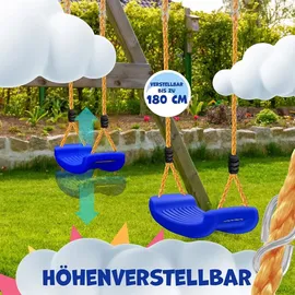 Kidiz Schaukel Kinderschaukel Set Blau