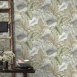 Superfresco Easy - Tapete - Indra Natural - Grün - 10mx52cm