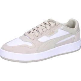 Puma Court Classic Street Suede Sneaker 03 white/desert dust/gold 46