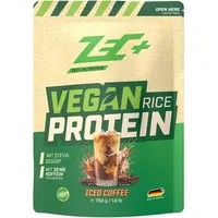 Zec+ Nutrition Vegan Rice Protein Iced Coffee Pulver 750 g