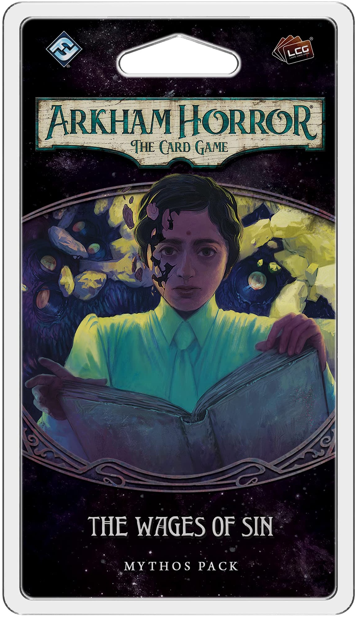 Fantasy Flight Games, Arkham Horror The Card Game: Mythos Pack - 4.2. The Wages of Sin, Card Game, Ages 14+, 1 to 4 Players, 60 to 120 Minutes Playing Time