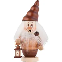 Christian Ulbricht Räuchermann Miniwichtel mit Laterne 16,5 cm beige