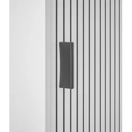 Home Affaire Hudson Mehrzweckschrank 33 x 30 x 120 cm Schwarz/Weiß