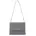 Crossbody Bag Kunstleder Grau/Gold