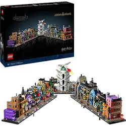 LEGO Harry PotterTM 76444 Die Zauberläden der WinkelgasseTM Bausatz, Mehrfarbig