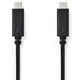 Nedis USB-C 3 m Schwarz
