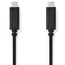 Nedis USB-C 3 m Schwarz