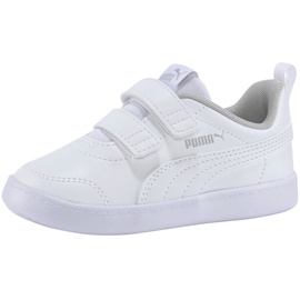 Puma Unisex Kinder Courtflex V2 V Inf Sneaker, Weiß Puma White Gray Violet, 24 EU - 24 EU