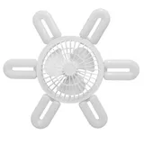 Bardusch Deckenventilatoren Mit Beleuchtung, E27-lampe, E27-ventilatorleuchte, Deckenventilator Mit Beleuchtung Und Fernbedienung, Leiser Deckenventilator Mit 60-w-led-lampe