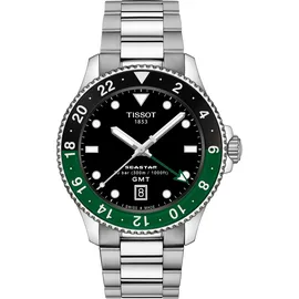 TISSOT T120.852.11.051.00 Unisex Taucheruhr Seastar 1000 GMT Schwarz/Grün