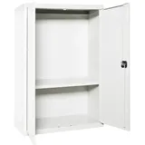 Proregal Stahlschrank AMEGO 90 x 80 x 40 cm Weiß