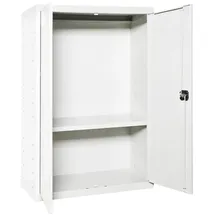 Proregal Stahlschrank AMEGO 90 x 80 x 40 cm Weiß