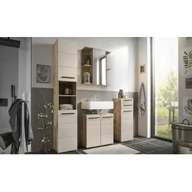 Sconto Waschbeckenunterschrank ¦ beige ¦ Maße (cm): B: 60 H: 62 T: 31.0