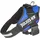 Julius-K9 IDC-Powergeschirr Hundehalsband Blau Gr. 1