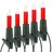 CLGarden Kerzenlichterkette LED 17 m rot