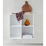 Hammel Furniture Mistral Kubus 026 Bücherregal 69 x 32,5 x 69 cm Weiß