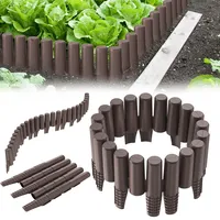 YARDIN Rasenkante Kunststoff Flexibel Beetzaun für Gärten, Gras-und Steintrennung, 30 Stück,