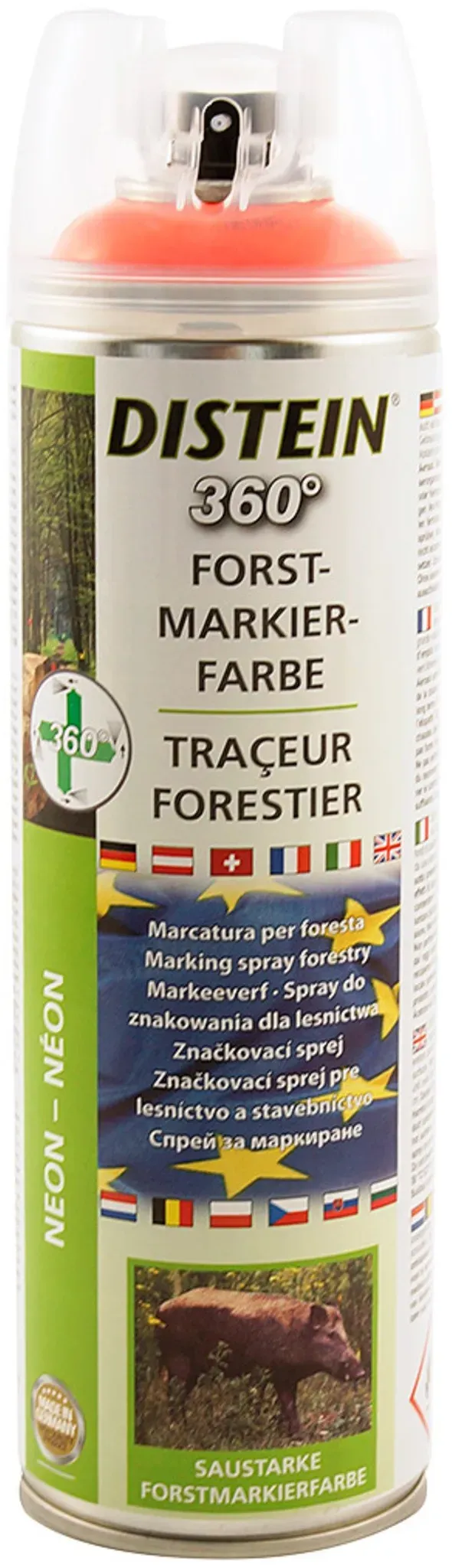 Distein Forstmarkierfarbe Ergonom 360°, neongelb
