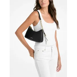 Michael Kors Nolita Medium Schultertasche Baumwolle/Leder Schwarz