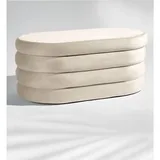 Blumtal Sitzhocker Blumtal Samt 45 x 42,5 x 110 cm Beige