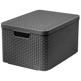 Curver Aufbewahrungskorb 30 L 1-tlg. grau