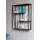 GUTMANN FACTORY Alcott Wandregal 75 x 20 x 91 cm Schwarz
