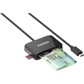 Sitecom MD-1002 Kartenleser USB 2.0 Type-C Schwarz