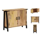 vidaXL Sideboard 83x30x69 cm Massivholz Mango