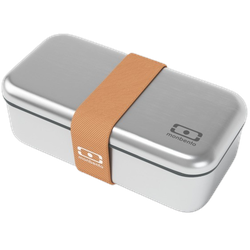 Monbento Sense Canyon - A Metal Bento Box, Lunchbox, Grau