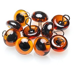 Hochwertige Glasaugen, 6 mm, 10 Stück